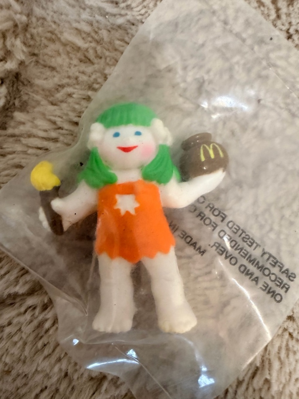 Vintage 1985 Aviva McDonald’s Tinosaurs Happy Meal Toy Time Traveler Fern NIP
